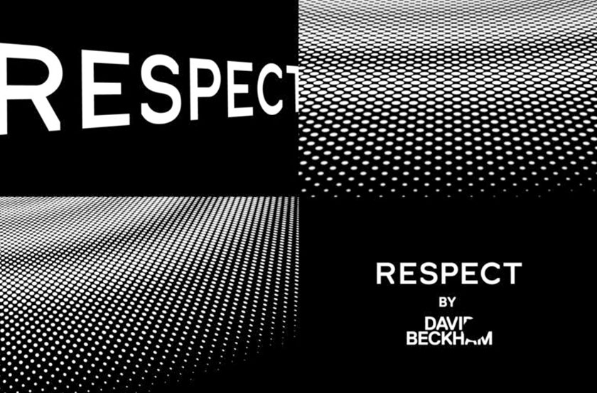 大衛·貝克漢姆水波紋圖案香水瓶型設計與身體護理產品包裝設計