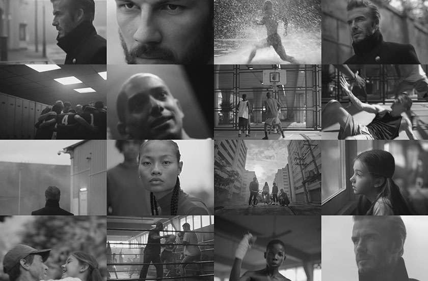 大衛·貝克漢姆水波紋圖案香水瓶型設計與身體護理產品包裝設計