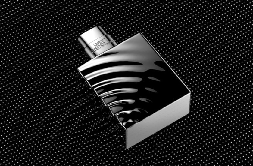 大衛·貝克漢姆水波紋圖案香水瓶型設計包裝設計