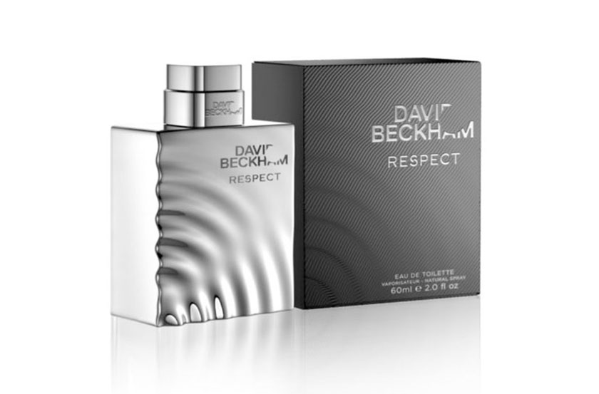 大衛·貝克漢姆水波紋圖案香水瓶型設計包裝設計