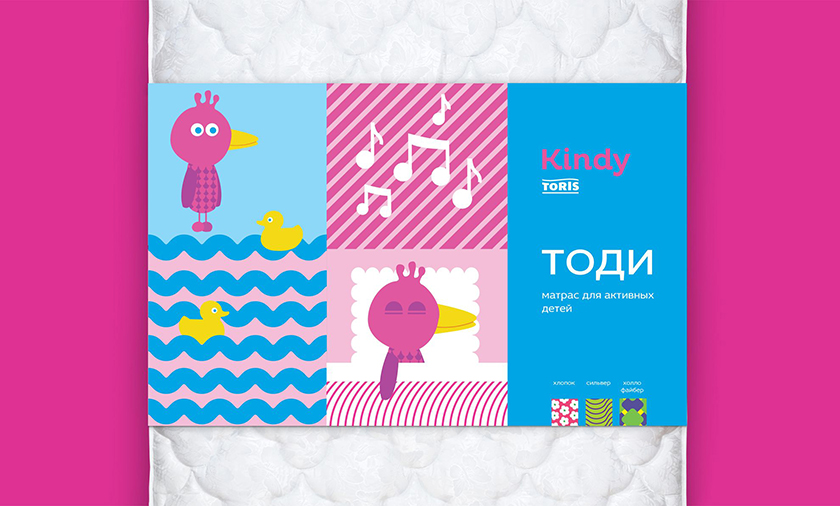 TORIS KINDY 兒童床墊品牌全案策劃品牌創建塑造-產品包裝設計