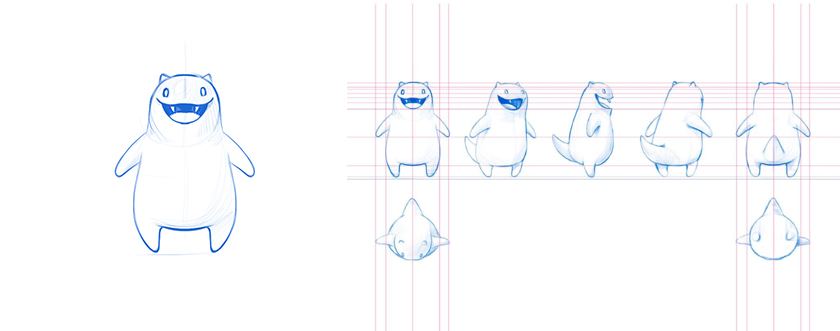 Feed Beast 貓狗寵物食品品牌形象設(shè)計吉祥物設(shè)計
