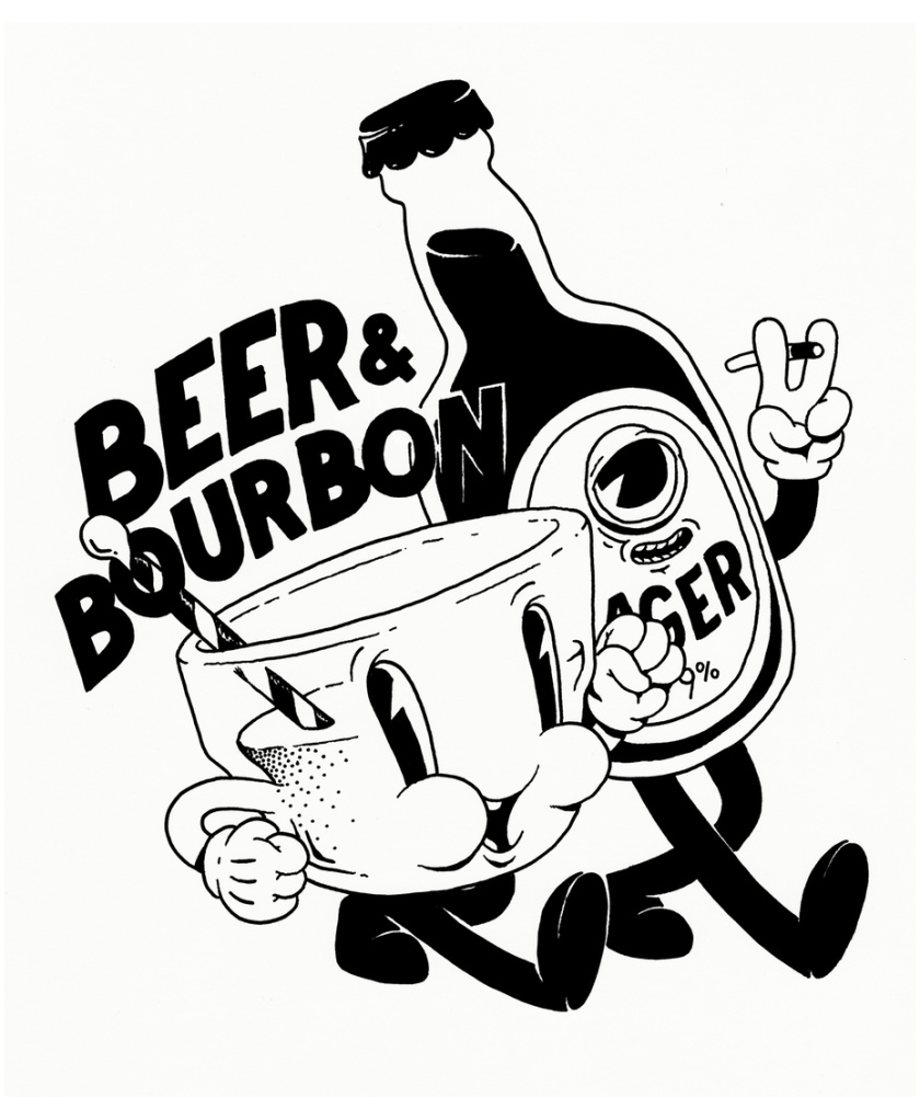 1930年代復(fù)古卡通logo設(shè)計(jì)