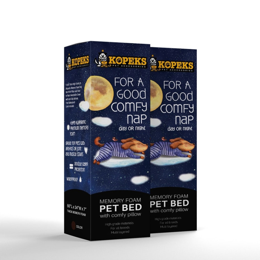 講故事的包裝-用寵物包裝的狗午睡插圖設計