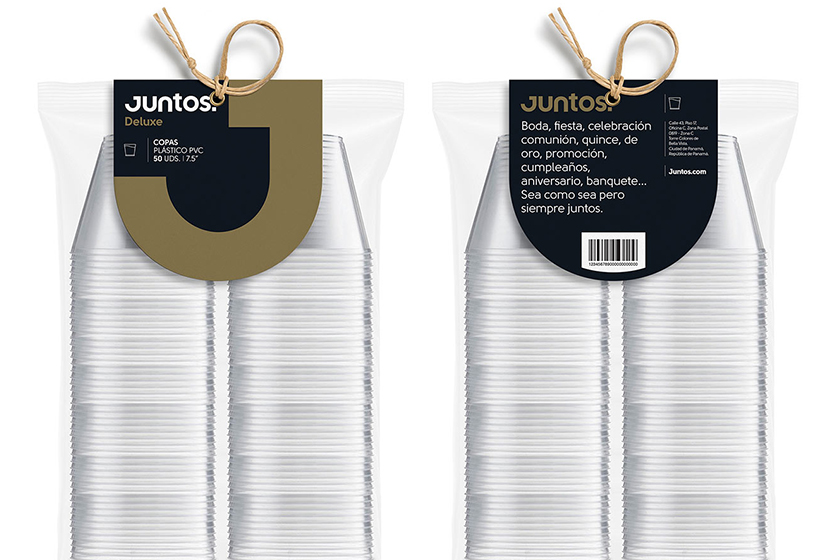 Juntos 塑料餐具品牌形象包裝設計