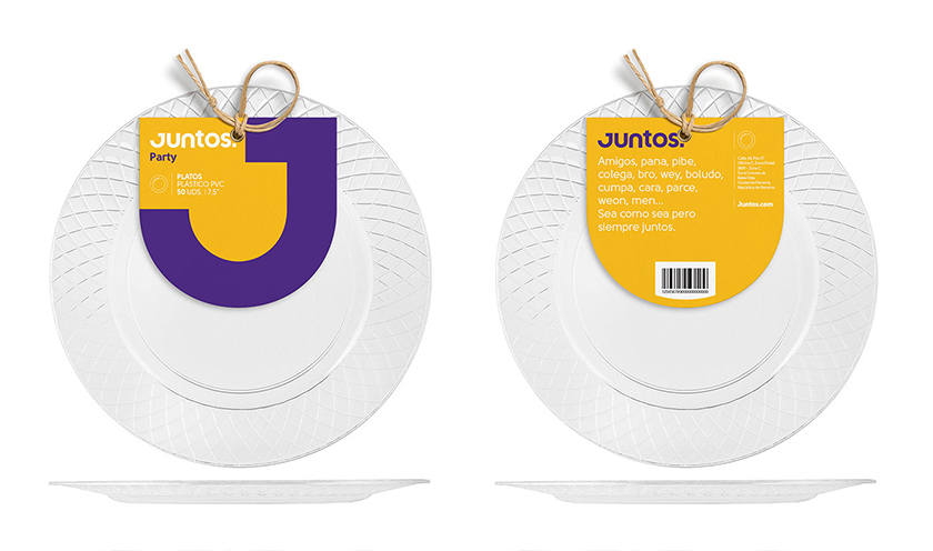 Juntos 塑料餐具品牌形象包裝設計