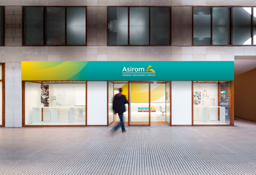 阿西羅姆保險公司品牌重塑定位與logo形象vi設計
