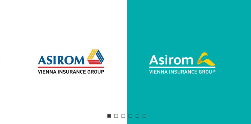 阿西羅姆保險公司品牌重塑定位與logo形象vi設計，源自雕塑的字母a元素