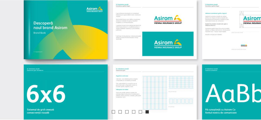 阿西羅姆保險公司品牌重塑定位與logo形象vi設計，源自雕塑的字母a元素
