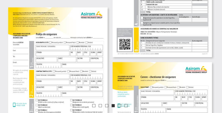 阿西羅姆保險公司品牌重塑定位與logo形象vi設計，源自雕塑的字母a元素