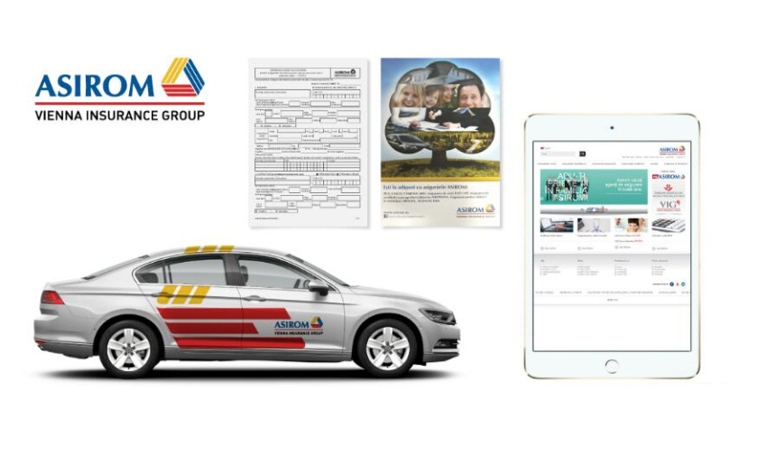 阿西羅姆保險公司品牌重塑定位與logo形象vi設計，源自雕塑的字母a元素