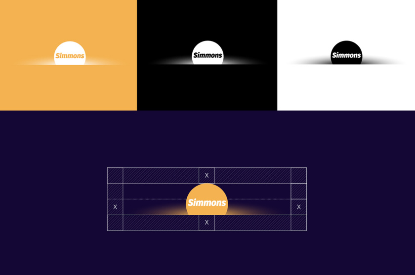 SIMMONS席夢(mèng)思sunrise日出系列床墊品牌形象設(shè)計(jì)-logo/vi/