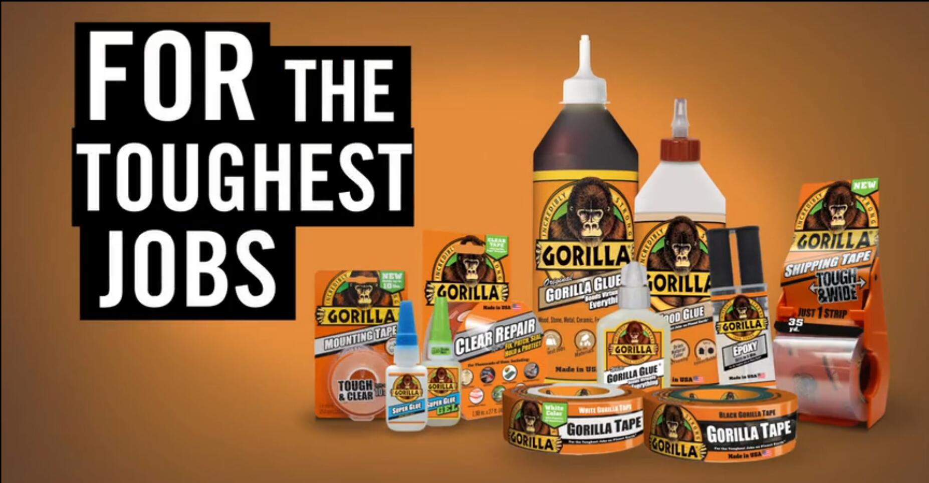 Gorilla Mounting Tape黑猩猩強(qiáng)力膠包裝設(shè)計(jì)