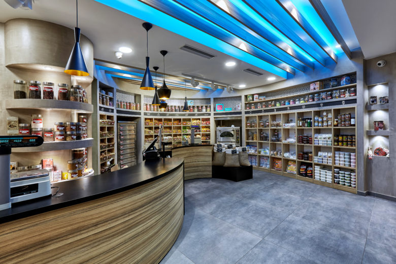 KARPOS堅果專賣店空間設計欣賞-上海商業空間設計公司