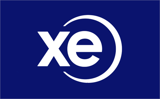 Xe在線貨幣轉換新LOGO設計
