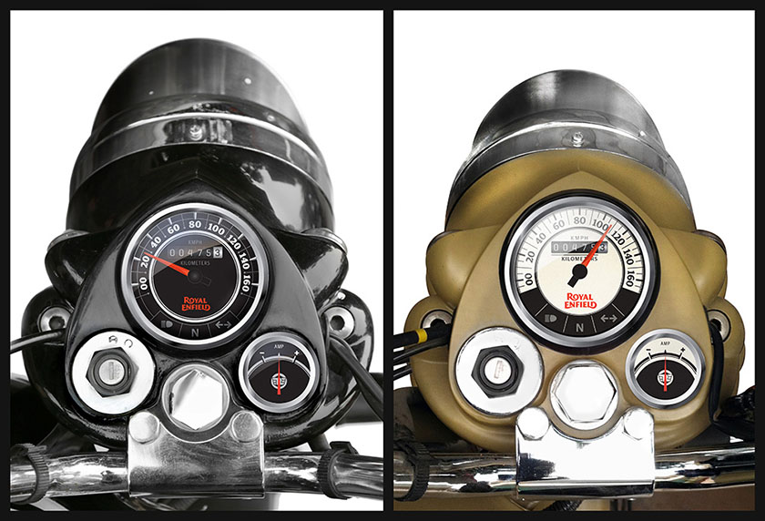 應(yīng)用于摩托車的皇家恩菲爾德新標(biāo)識(shí)