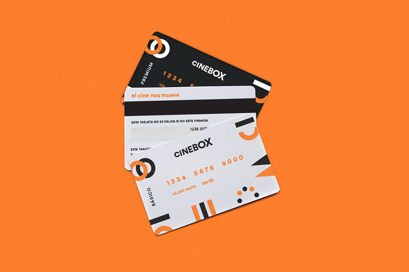 充滿活力激情與超現實主義的CINEBOX電影院品牌vi設計空間設計