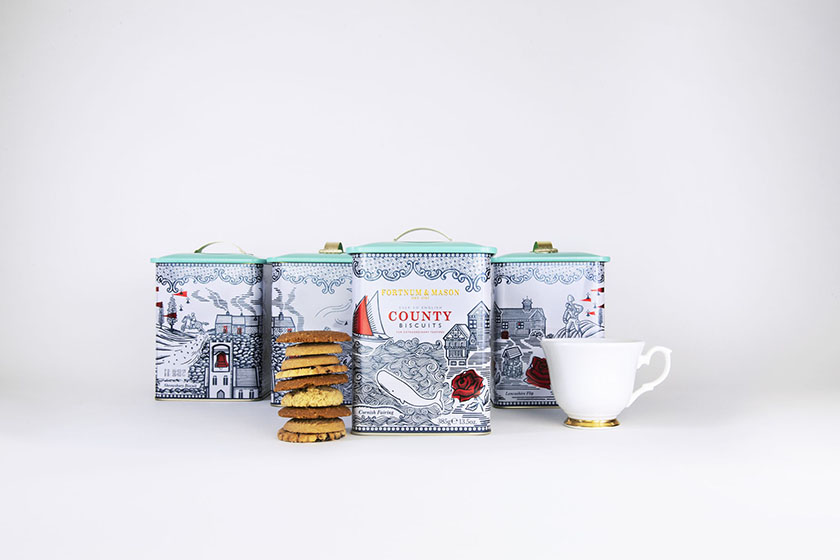 用經典民俗故事為County Biscuits餅干設計經典包裝外觀-上海包裝設計公司