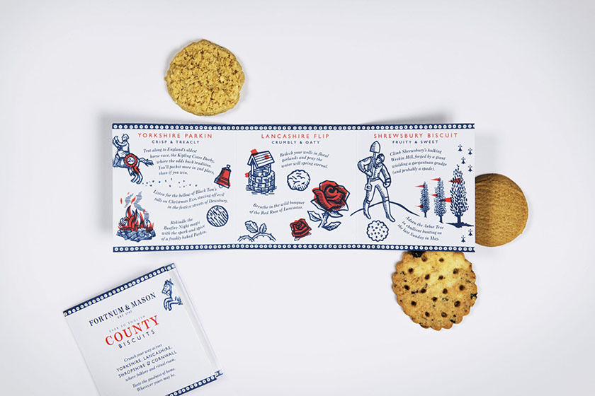 用經典民俗故事為County Biscuits餅干設計經典包裝外觀-上海包裝設計公司