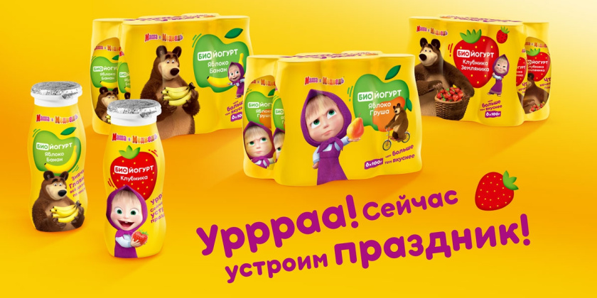 “瑪莎和熊”兒童食品包裝設計與卡通吉祥物設計-上海包裝設計公司