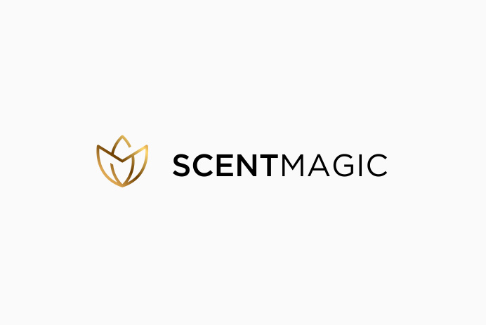 極簡主義永恒標志logo-香味魔術logo設計