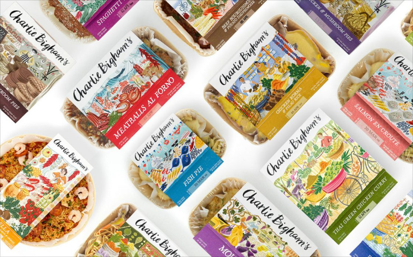 CHARLIE BIGHAMS準備烹飪菜包裝設計