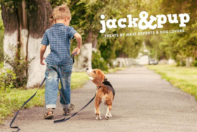 Jack＆Pup 狗糧寵物零食包裝設計“彩色吉祥物篇”