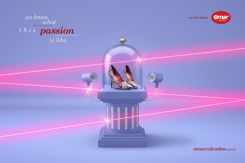 Oma女鞋時尚品牌廣告設計，我們都知道激情應該是什么樣的