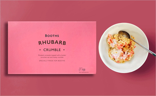 Booths蛋糕和布丁系列食品包裝設計，源自20世紀裝飾藝術靈感