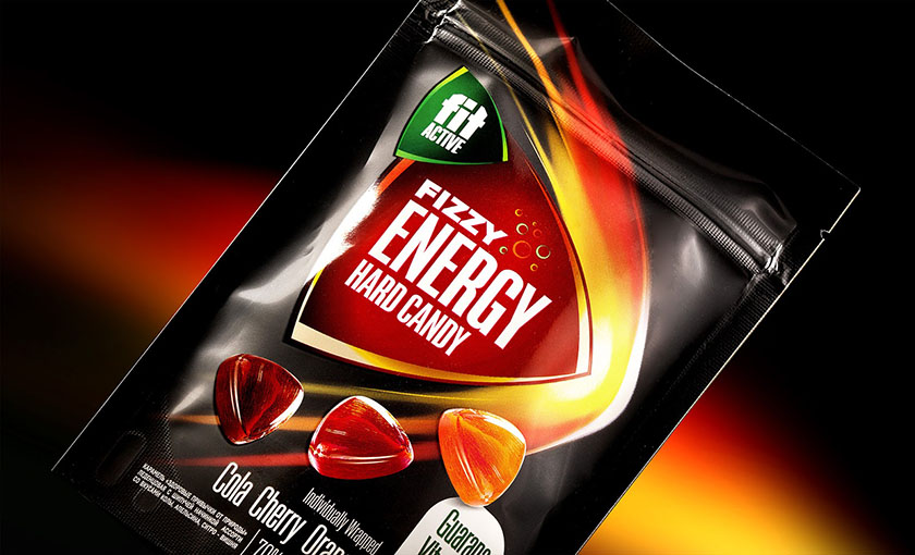 FIT ACTIV 休閑能量食品包裝，統一的結構和品牌識別設計