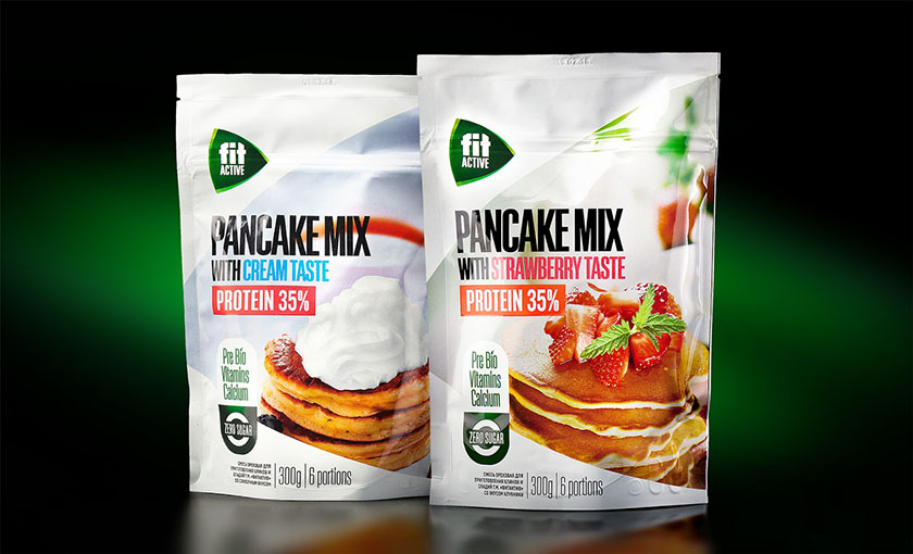FIT ACTIV 休閑能量食品包裝，統一的結構和品牌識別設計