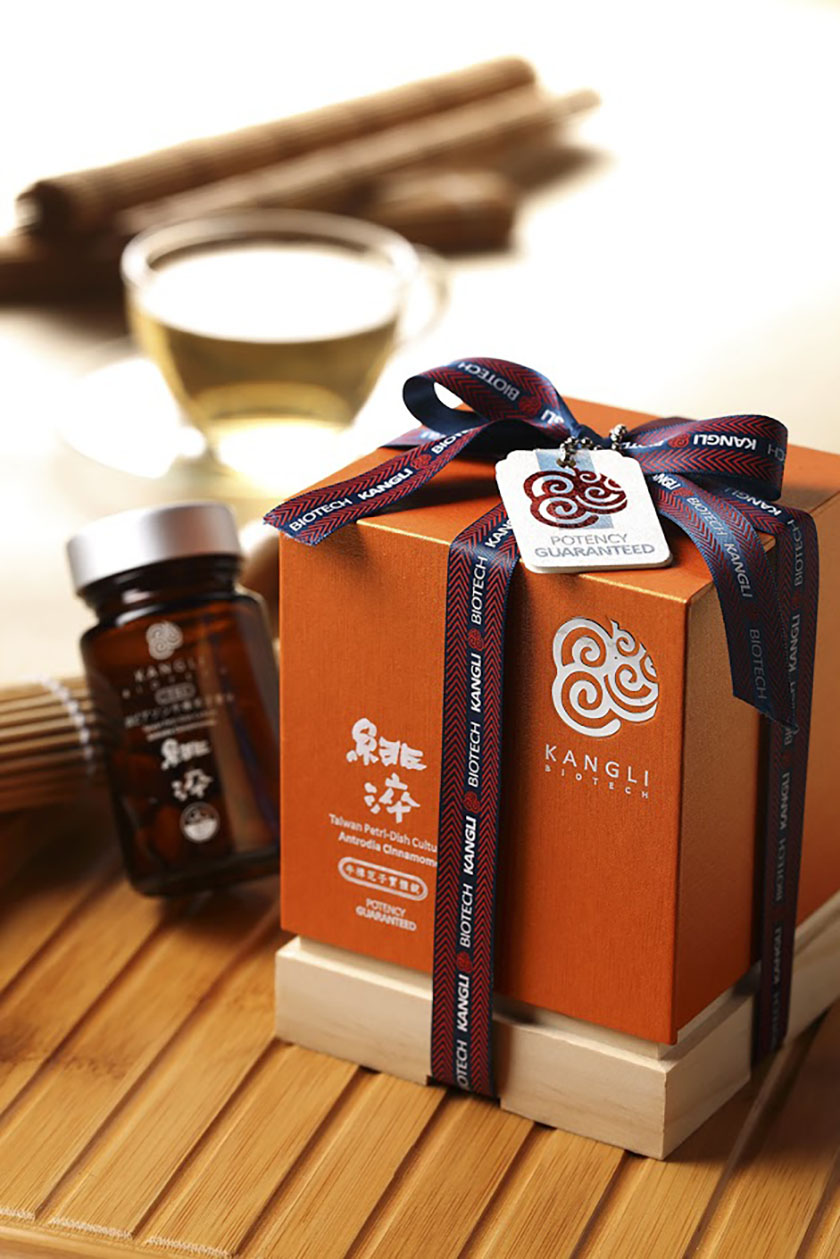 牛樟芝蘑菇禮盒包裝設計-上海農副特產包裝設計公司