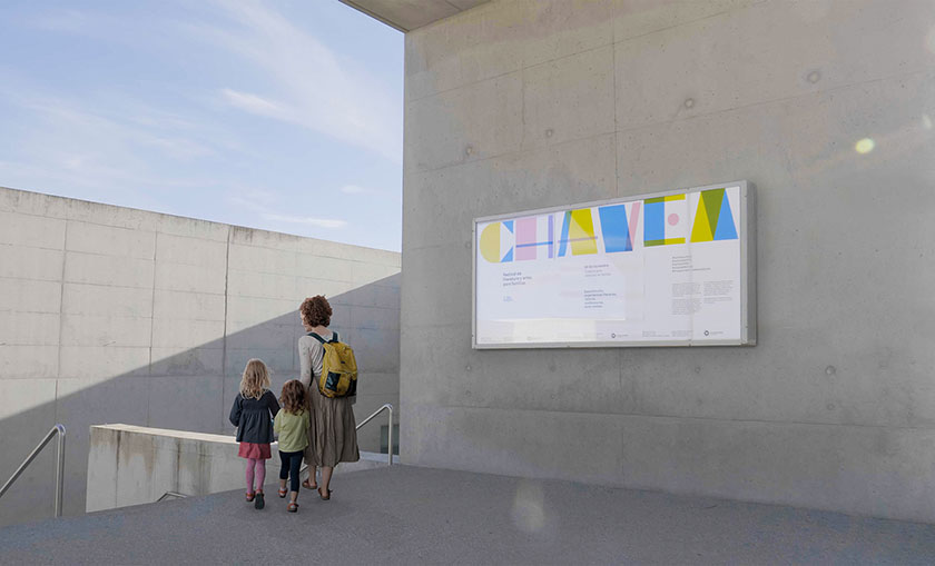 兒童品牌設計:Chavea 家庭藝術(shù)文化節(jié)以字母為核心的品牌視覺設計