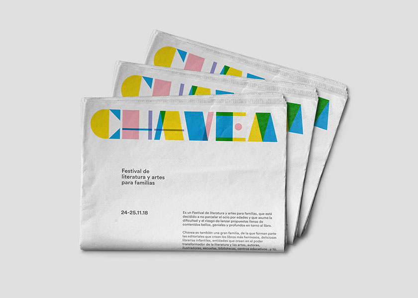 Chavea 家庭藝術(shù)文化節(jié)以字母為核心的品牌視覺設計