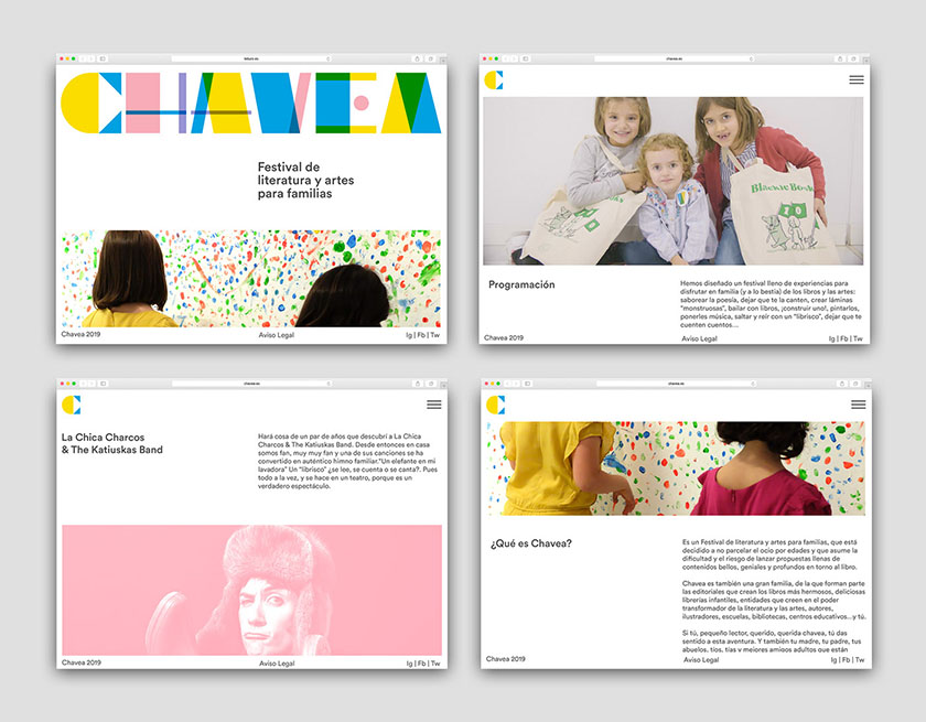 Chavea 家庭藝術(shù)文化節(jié)以字母為核心的品牌視覺設計