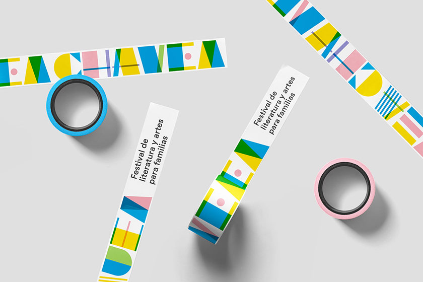 兒童品牌設計:Chavea 家庭藝術(shù)文化節(jié)以字母為核心的多彩品牌視覺設計