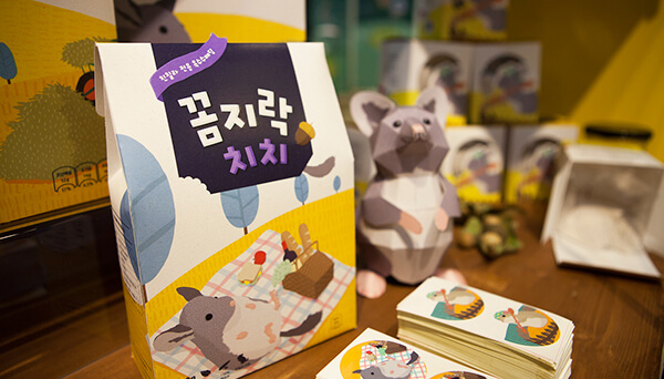 Kkomjirak 嚙齒動物寵物食品包裝設計，可愛韓國風插畫設計