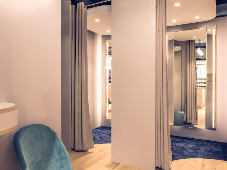 Beldona女士內衣品牌連鎖店鋪si空間設計，一個自然溫暖的環境