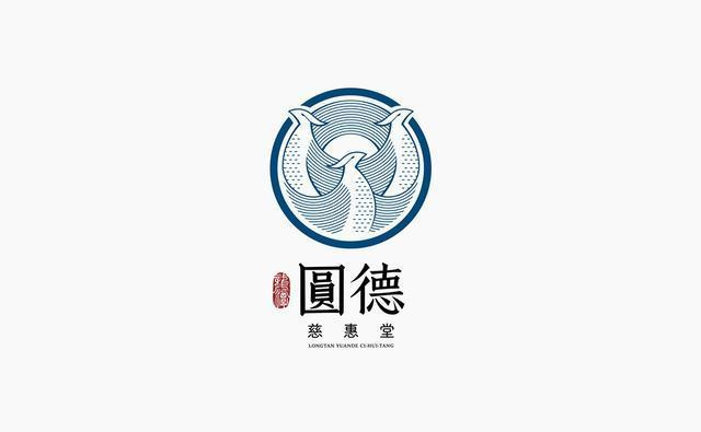 東方韻味中國風LOGO設計欣賞-圓德logo設計