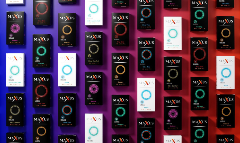 MAXUS安全套包裝設(shè)計“行星”元素