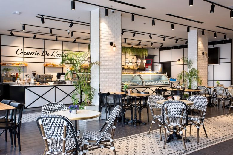 冰淇淋甜品連鎖店空間設計