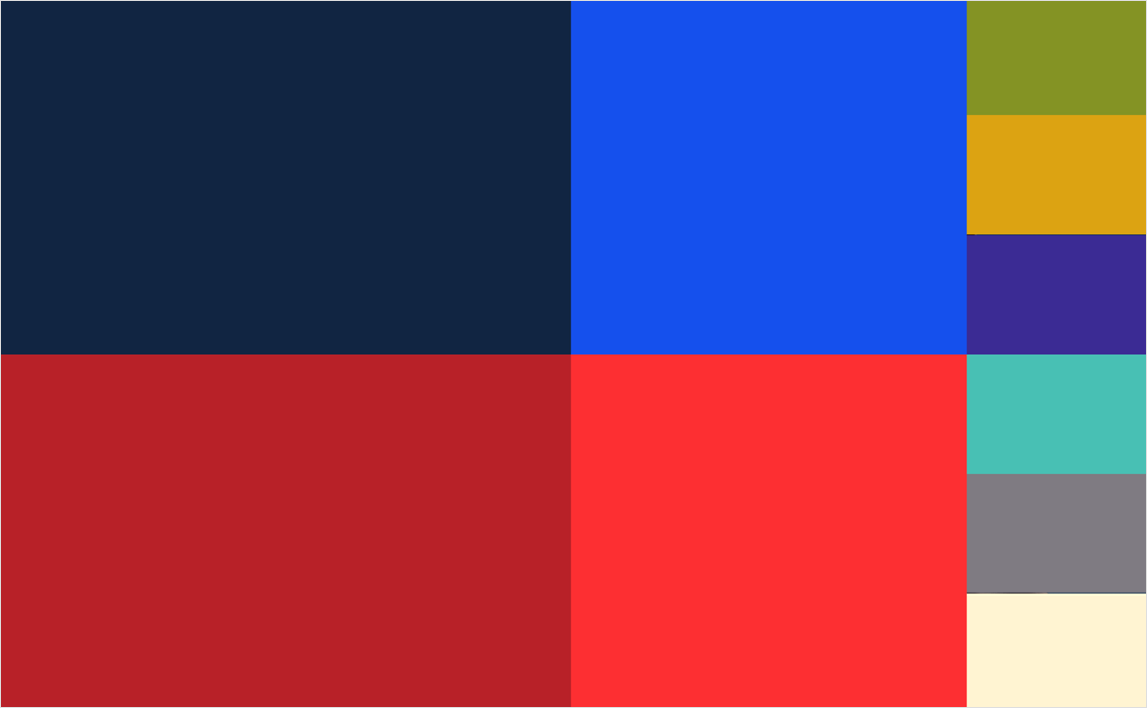 AmeriCorps 美國國家社區服務公司品牌logo設計與vi設計，字母A+美國國旗