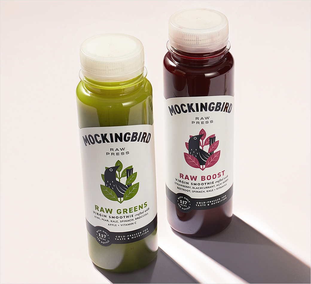 Mockingbird 知更鳥果汁包裝設計