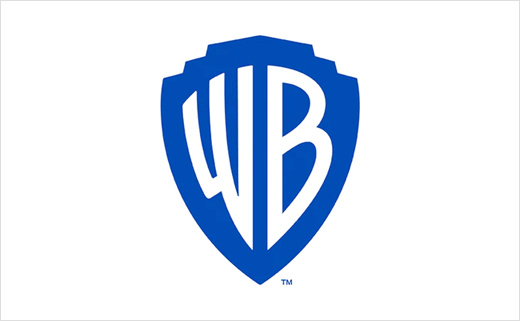 美國電影制片廠華納兄弟新logo設(shè)計(jì)，更明亮的藍(lán)色盾牌