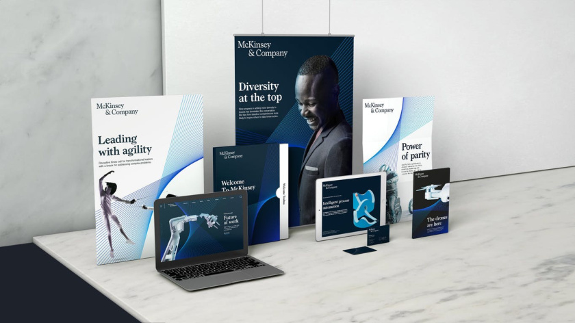 麥肯錫咨詢公司新企業形象vi設計，強調合作伙伴關系