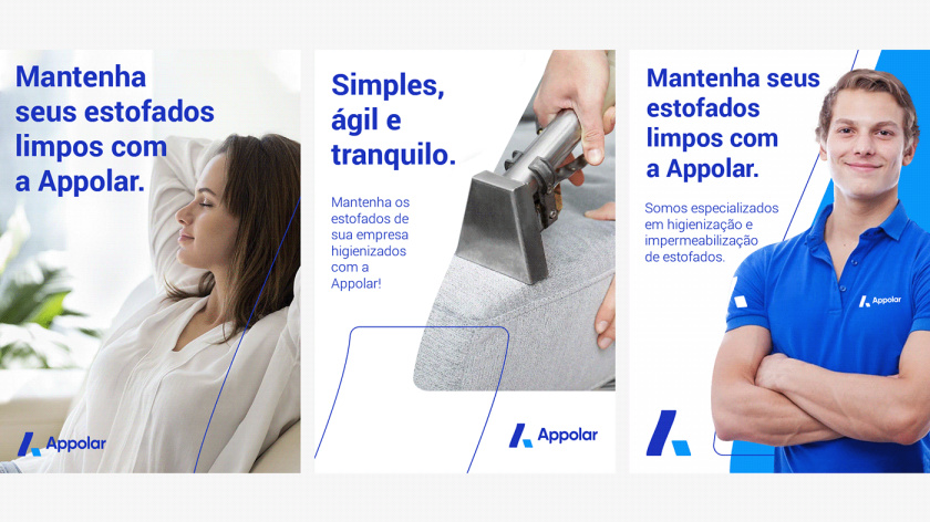 Appolar 環(huán)境清潔和衛(wèi)生消毒公司vi視覺(jué)識(shí)別設(shè)計(jì)logo設(shè)計(jì)