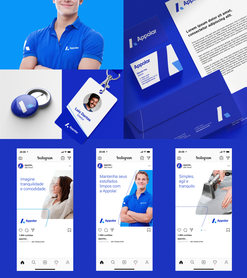 Appolar 環(huán)境清潔和衛(wèi)生消毒公司vi視覺(jué)識(shí)別設(shè)計(jì)logo設(shè)計(jì)