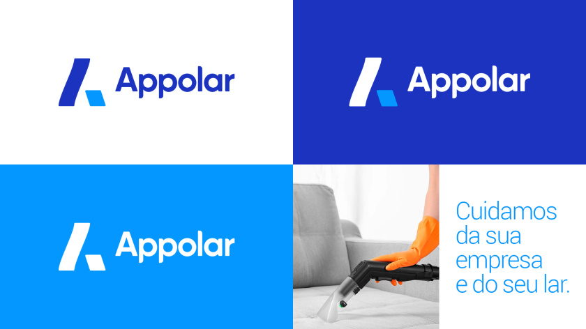 Appolar 環(huán)境清潔和衛(wèi)生消毒公司vi視覺(jué)識(shí)別設(shè)計(jì)logo設(shè)計(jì)