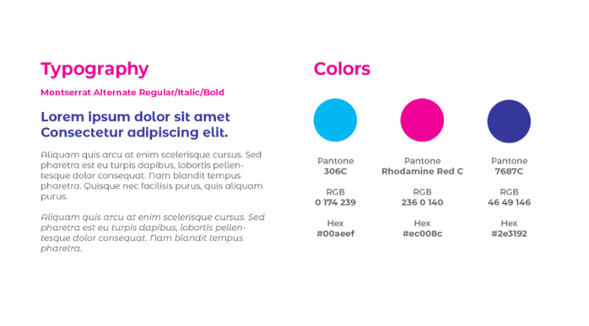 Arte e Magia兒童青少年舞蹈教育機構(gòu)品牌vi視覺形象設(shè)計，彎曲漸變色塊的疊加