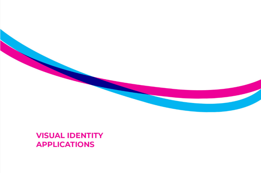 Arte e Magia兒童青少年舞蹈教育機構(gòu)品牌vi視覺形象設(shè)計，彎曲漸變色塊的疊加